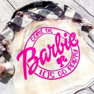 Toddler Barbie flannel